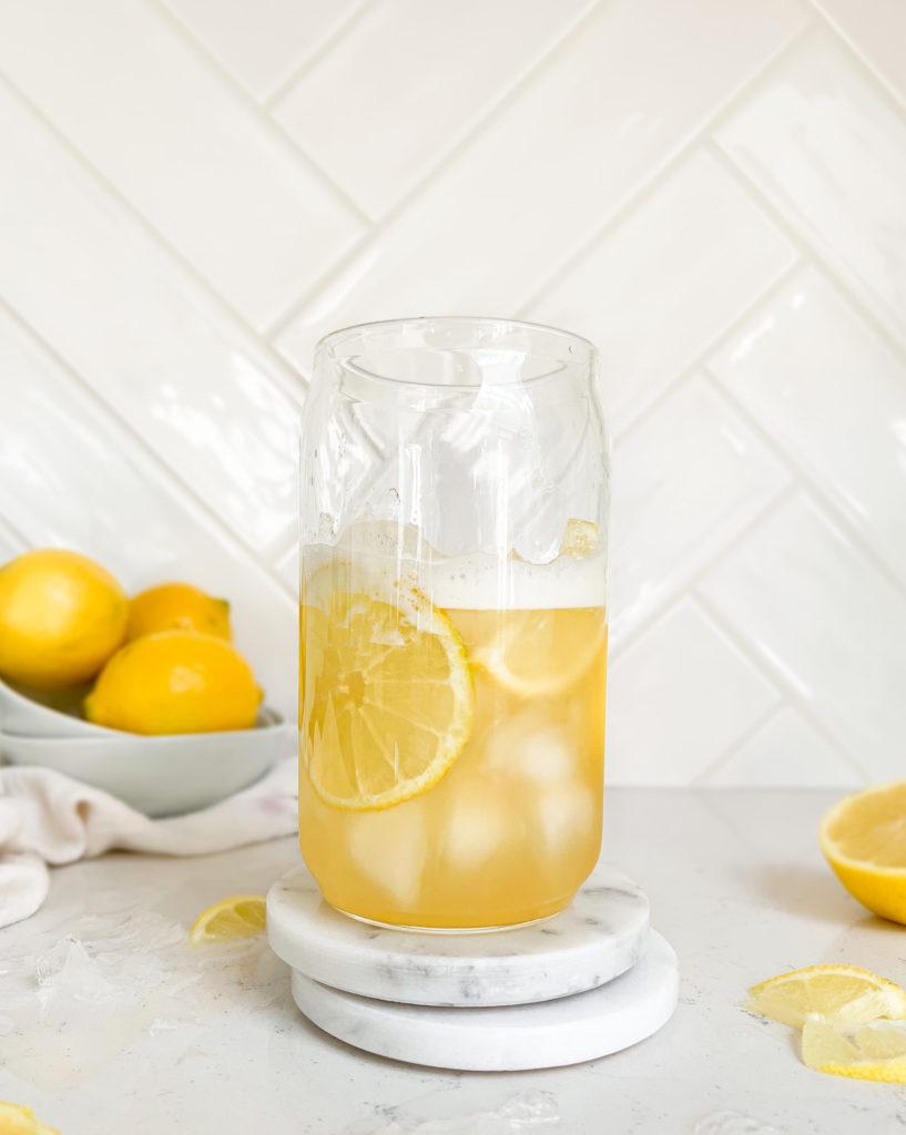 lemonade in a glass